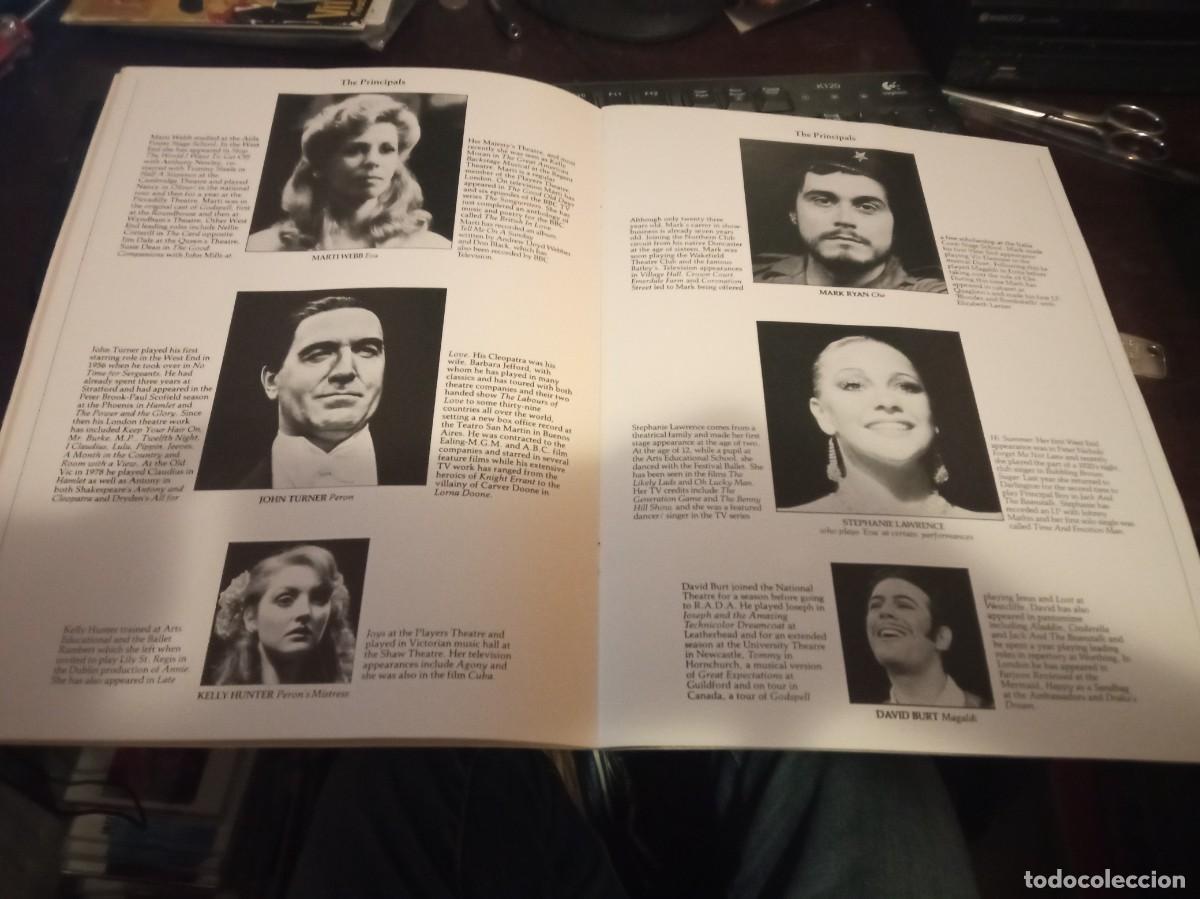 M&uacute;sica de colecci&oacute;n: Evita. Programa de mano del estreno en Londres 21 de junio de 1978 - Foto 3