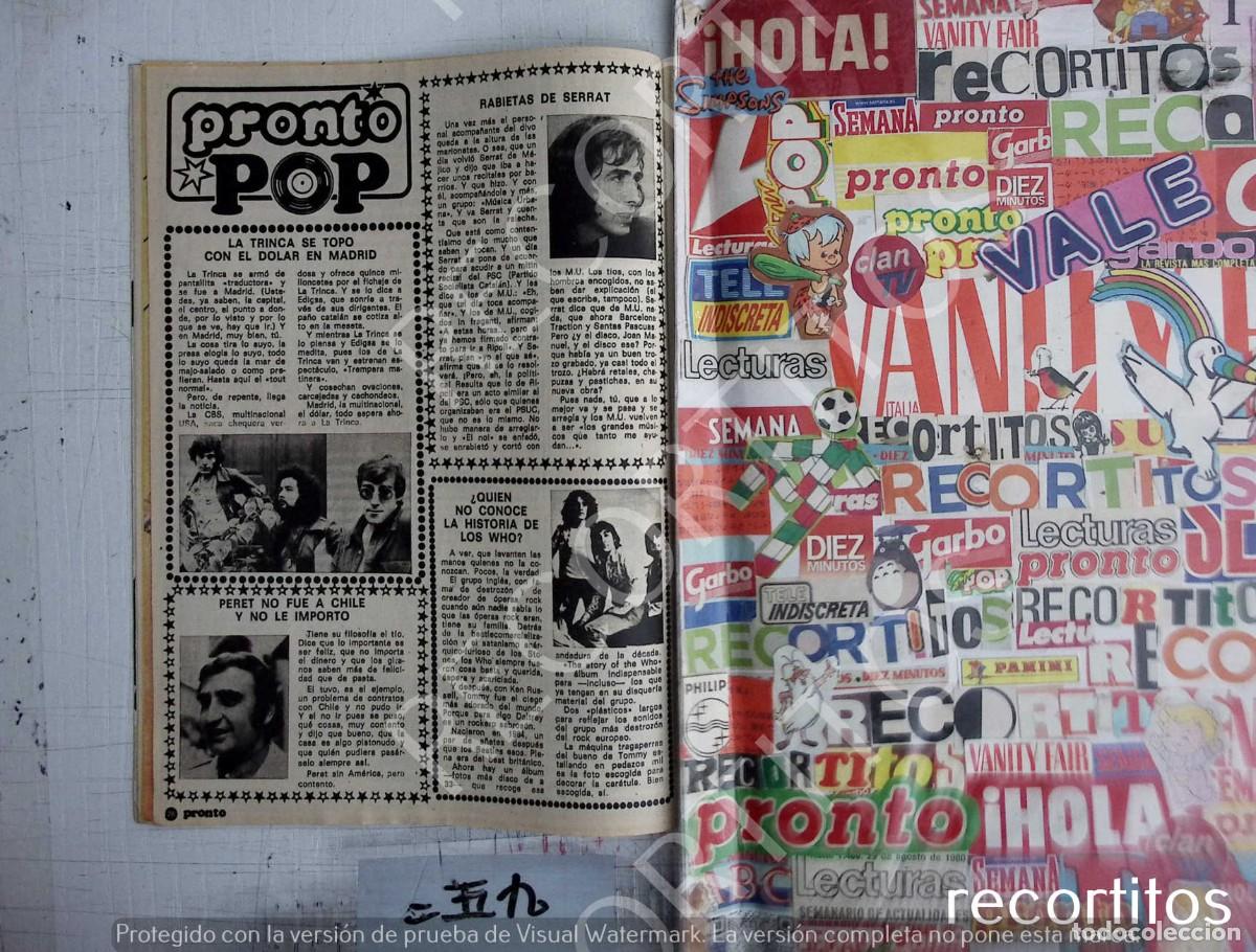 M&uacute;sica de colecci&oacute;n: LA TRINCA SERRAT THE WHO PERET