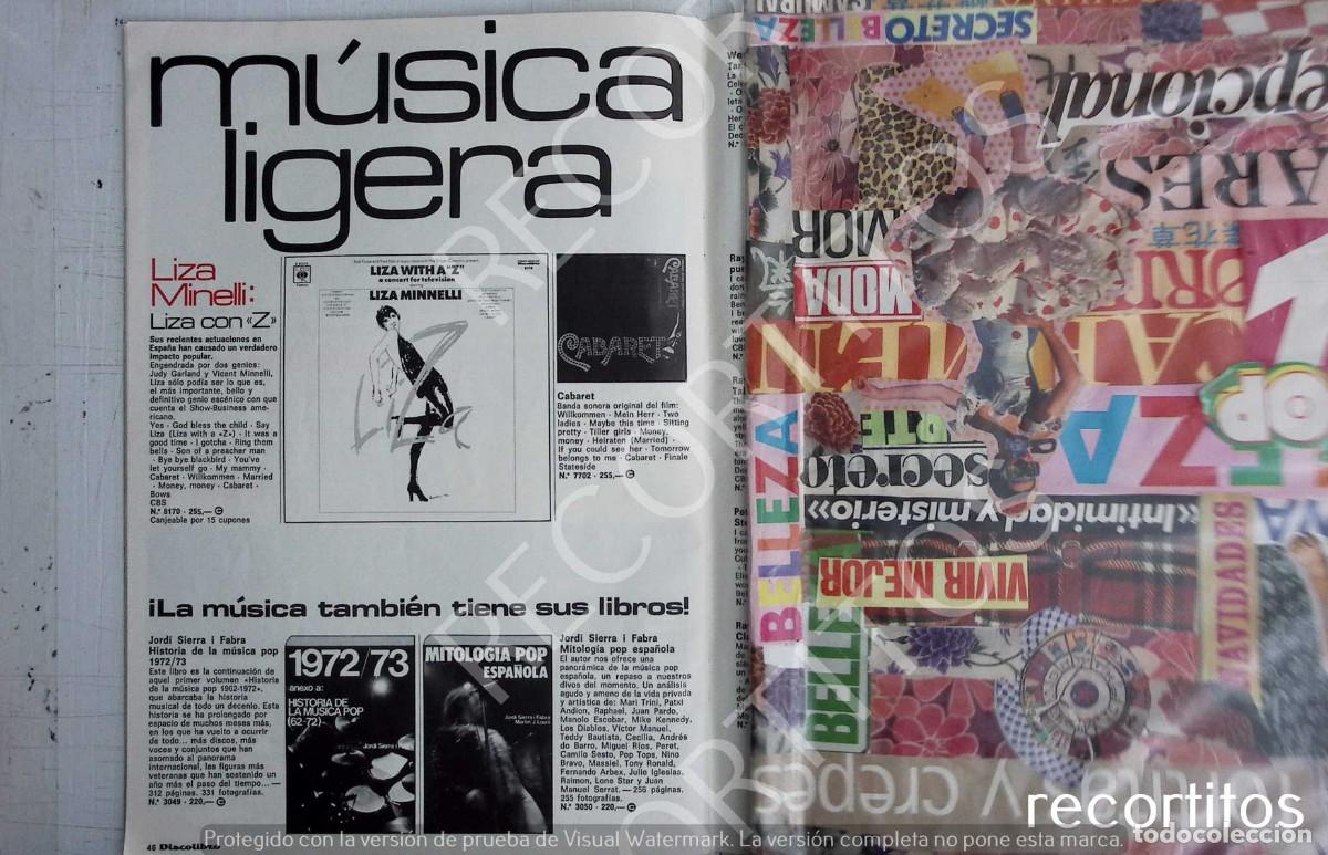 M&uacute;sica de colecci&oacute;n: LIZA MINNELLI CABARET