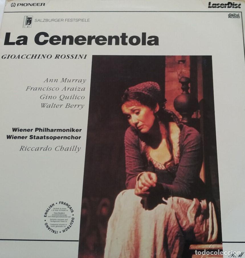 Collectible Music: LA CENERENTOLA LASERDISC NUEVO PRECINTADO Y SIN ESTRENAR