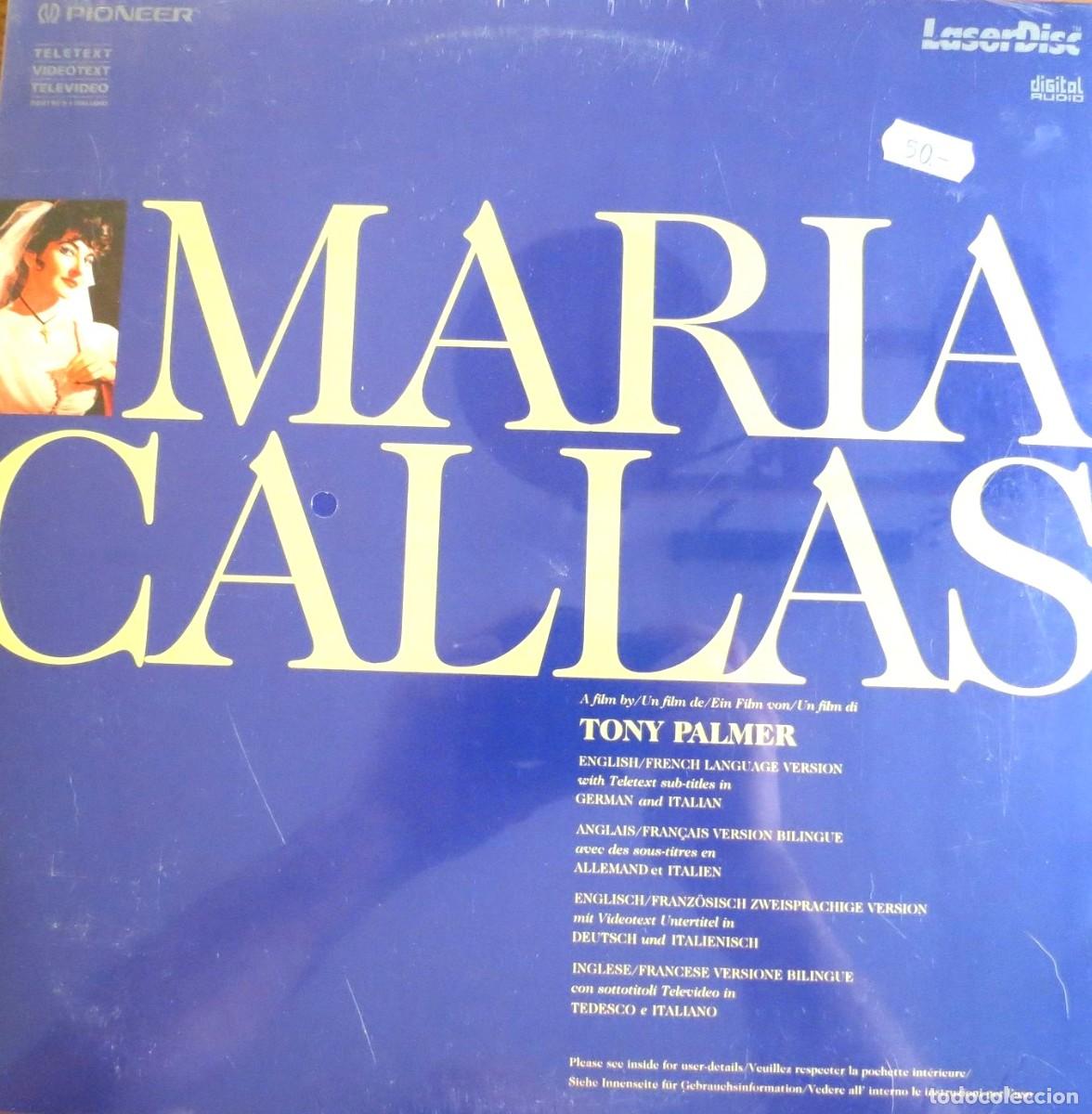Collectible Music: MAR&Iacute;A CALLAS en LASERDISC NUEVO Y PLASTIFICADO