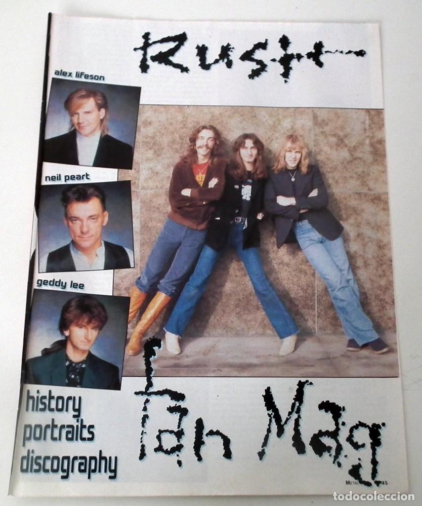 M&uacute;sica de colecci&oacute;n: RUSH - FAN MAG PROMO MAGAZINE ADVERT