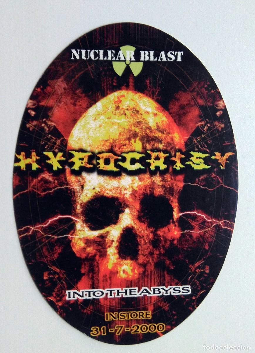 M&uacute;sica de colecci&oacute;n: PEGATINA HYPOCRISY - INTO THE ABYSS - Foto 1