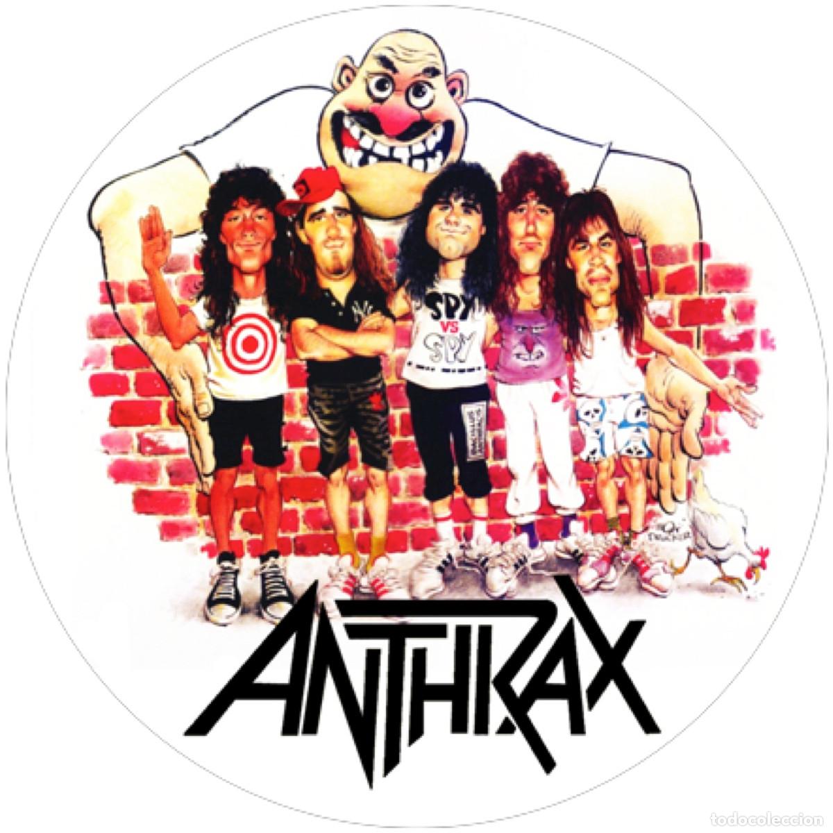 M&uacute;sica de colecci&oacute;n: Chapa/Badge Anthrax . - Foto 1