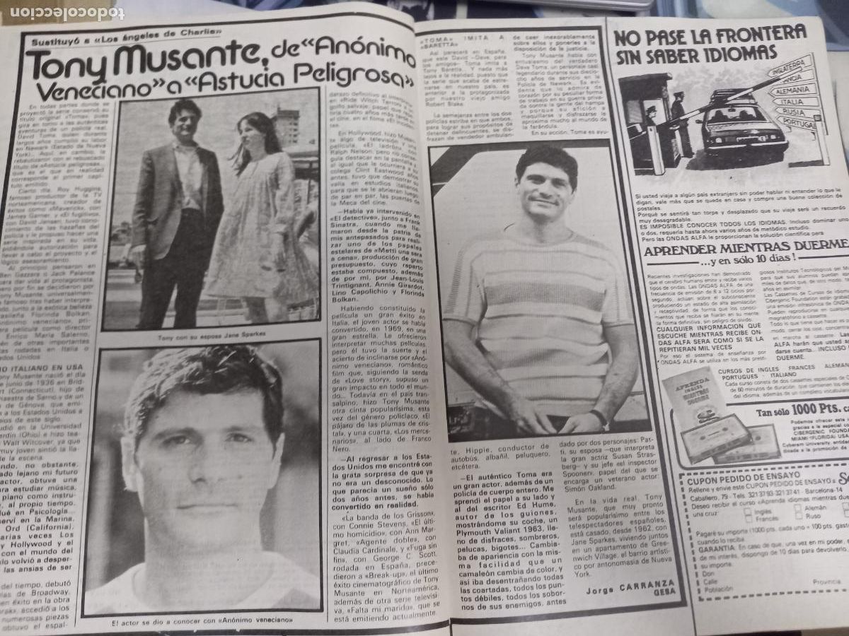 Musique de collection: tony musante anonimo veneciano astucia peligrosa