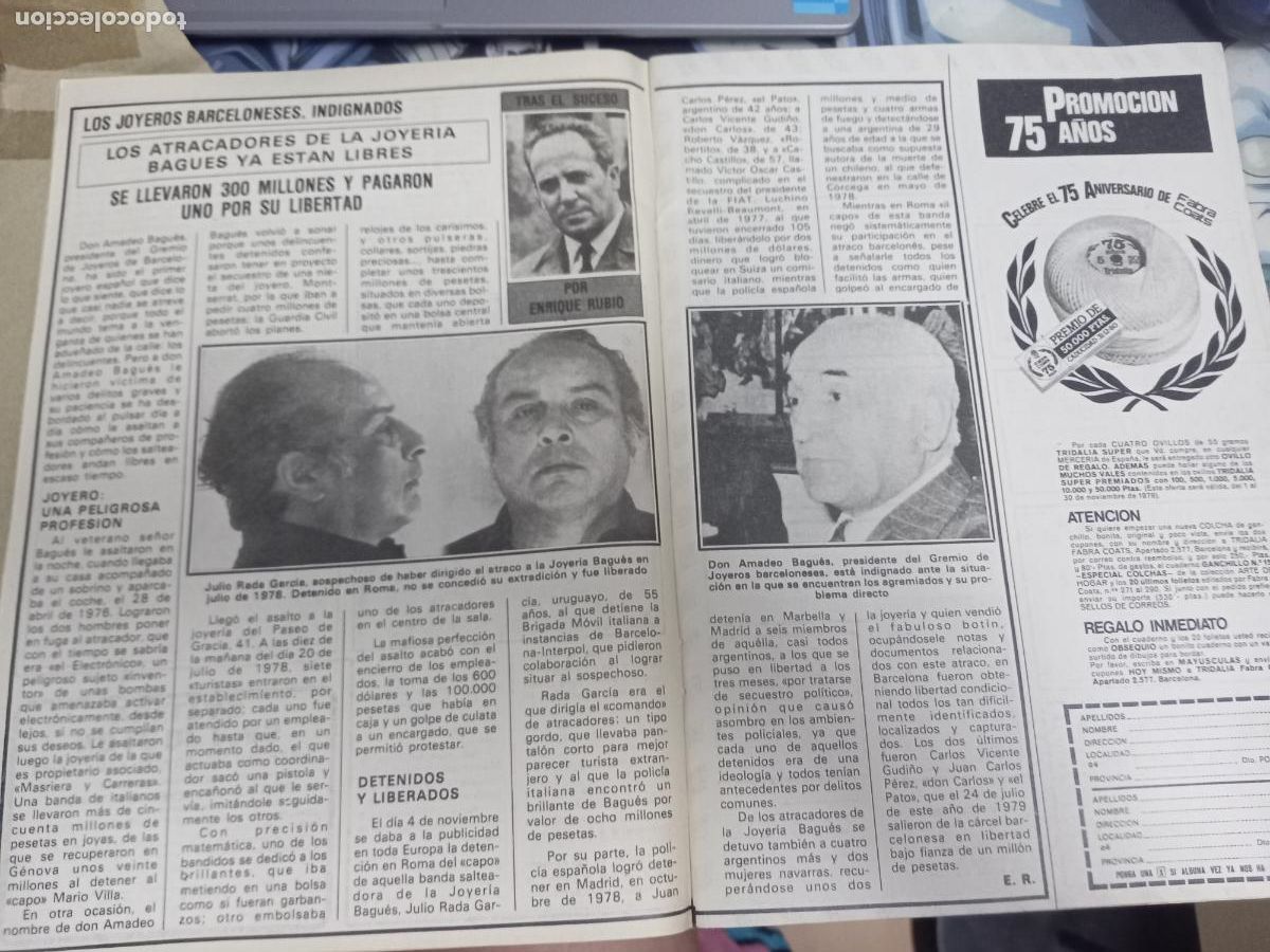 Musique de collection: atraco en la joyeria begues de barcelona julio rada garcia amadeo bagues