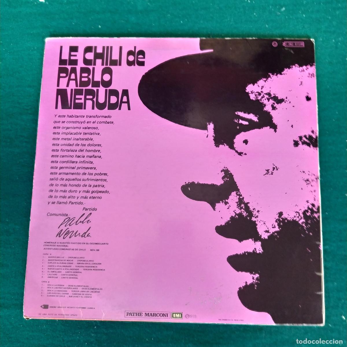 M&uacute;sica de colecci&oacute;n: Pablo Neruda &ndash; Le Chili De Pablo Neruda - Foto 2