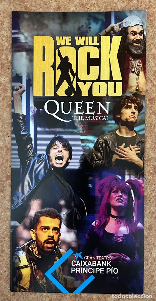 M&uacute;sica de cole&ccedil;&atilde;o: Queen - El musical - folleto publicitario