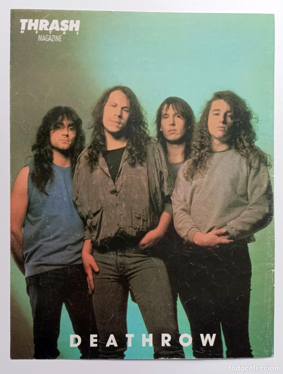 M&uacute;sica de cole&ccedil;&atilde;o: DEATHROW MINIPOSTER REVISTA MAGAZINE CLIPPINGS