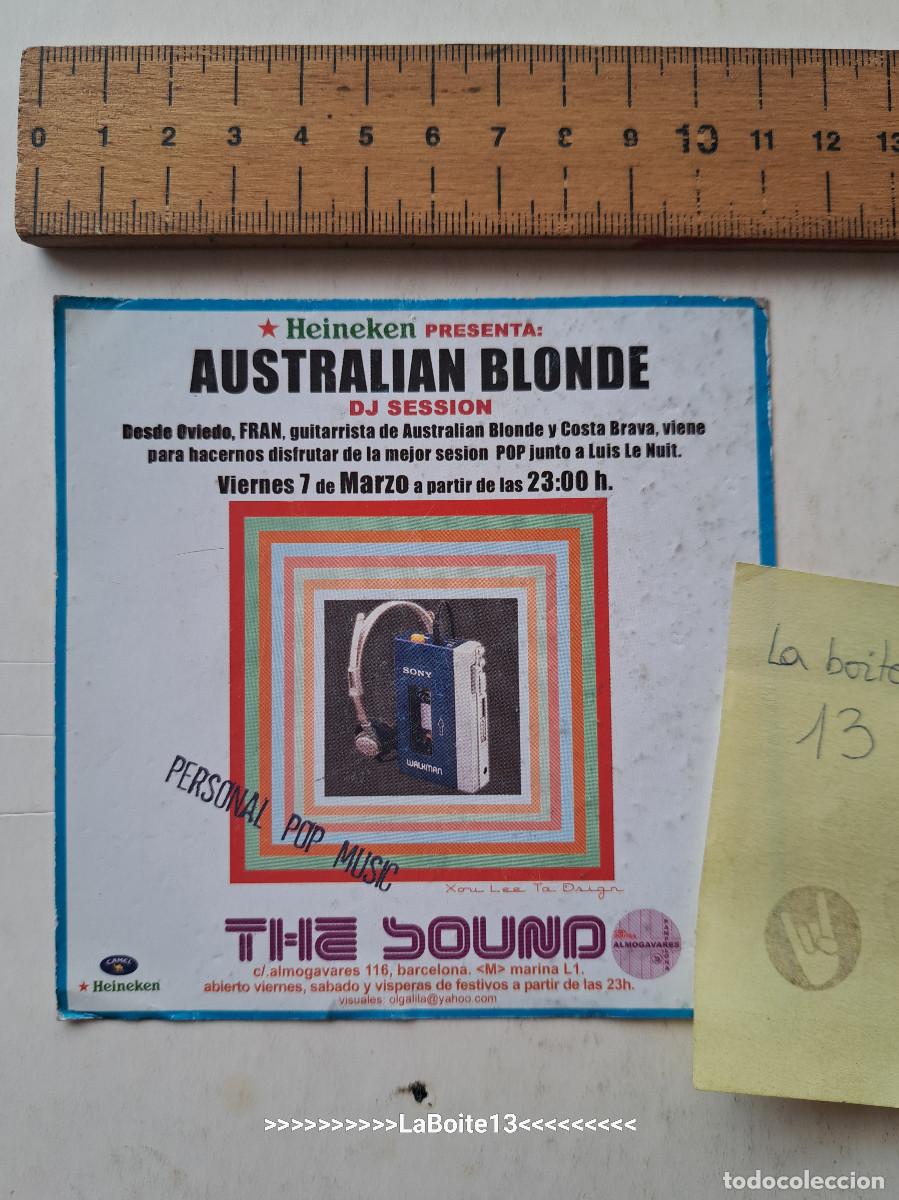 Musiksammlung: FLYER AUSTRALIAN BLONDE DJ SESSION RAZZMATAZZ 2006