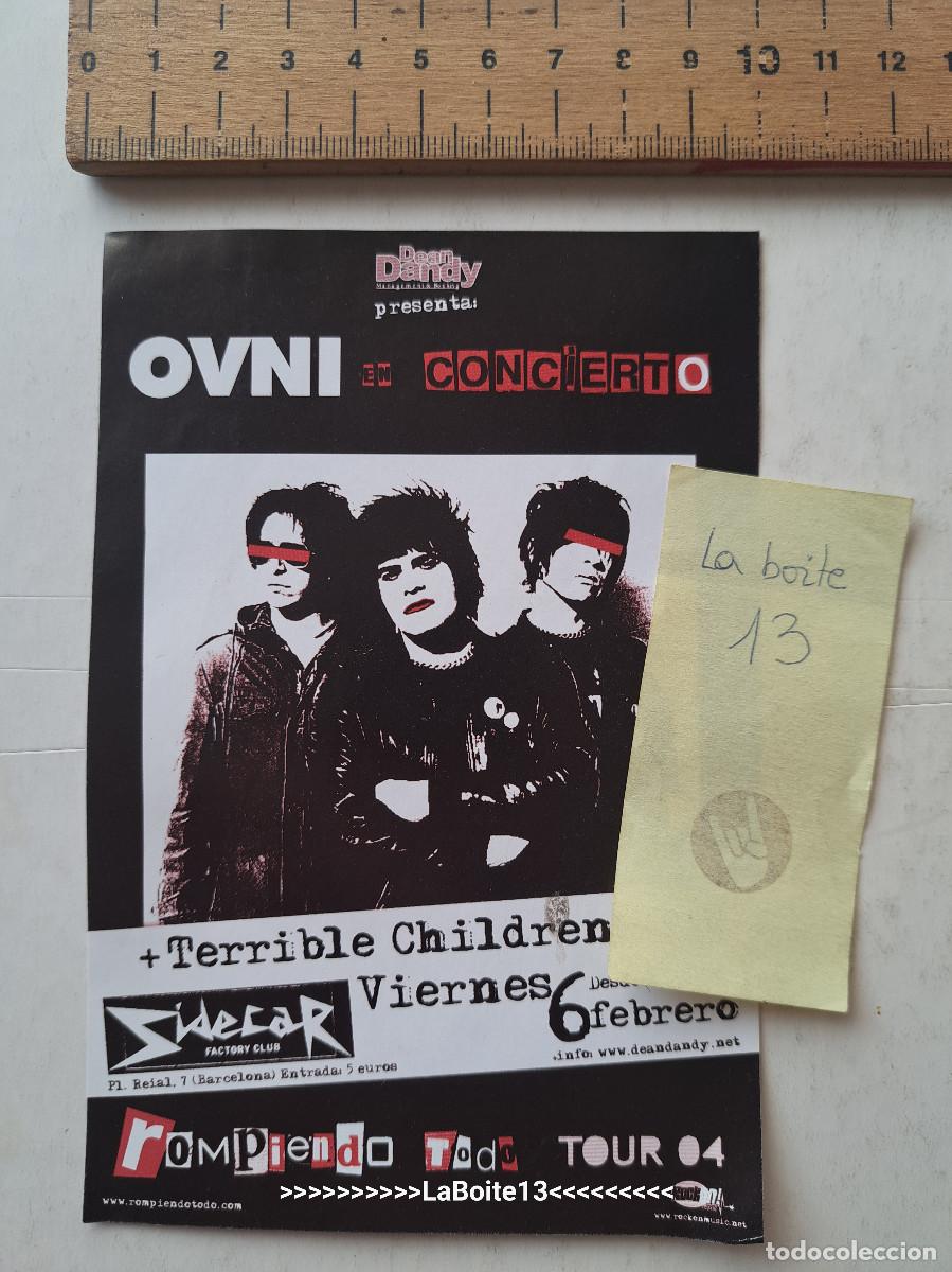 Musiksammlung: FLYER OVNI EN CONCIERTO, TERRIBLE CHILDREN, SALA SIDECAR 2004