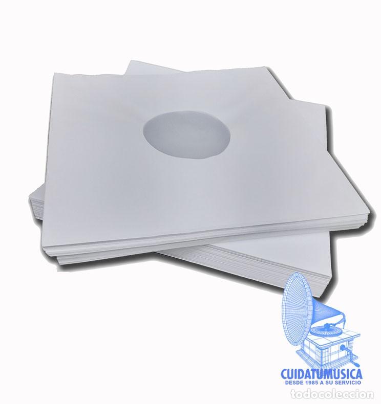 Collectible Music: 100 FUNDAS INTERIORES PAPEL + ANTIESTATICO PARA DISCOS DE VINILO LP Y MAXI - NUEVAS -