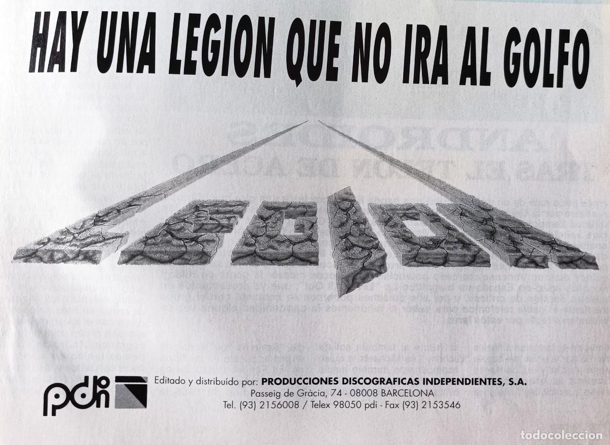 M&uacute;sica de colecci&oacute;n: MAGAZINE CLIPPINGS: BANDA LEGION - RECORTES DE REVISTA