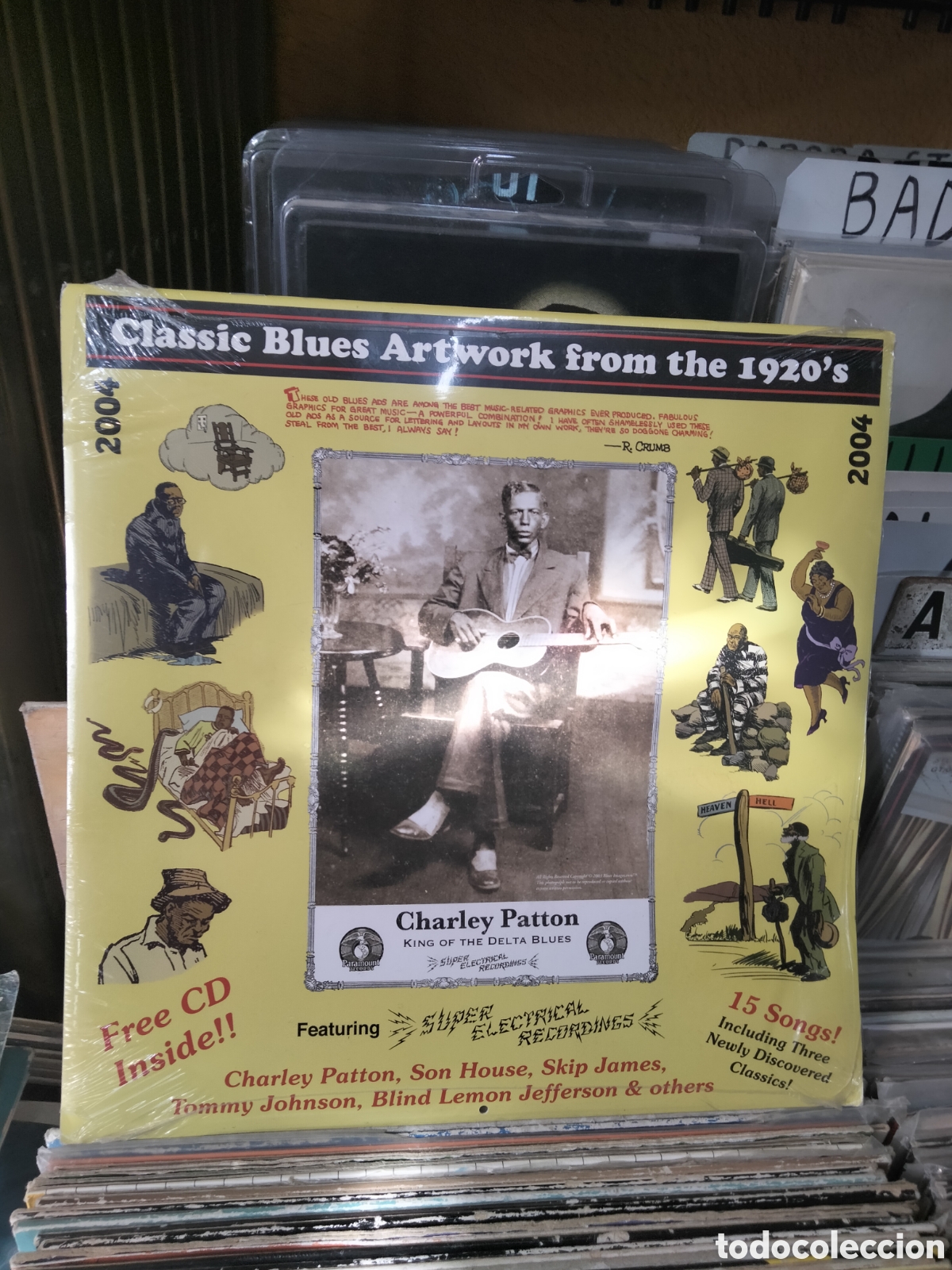 M&uacute;sica de cole&ccedil;&atilde;o: Calendario 2004 classic blues artwork from the 1920s incluye CD