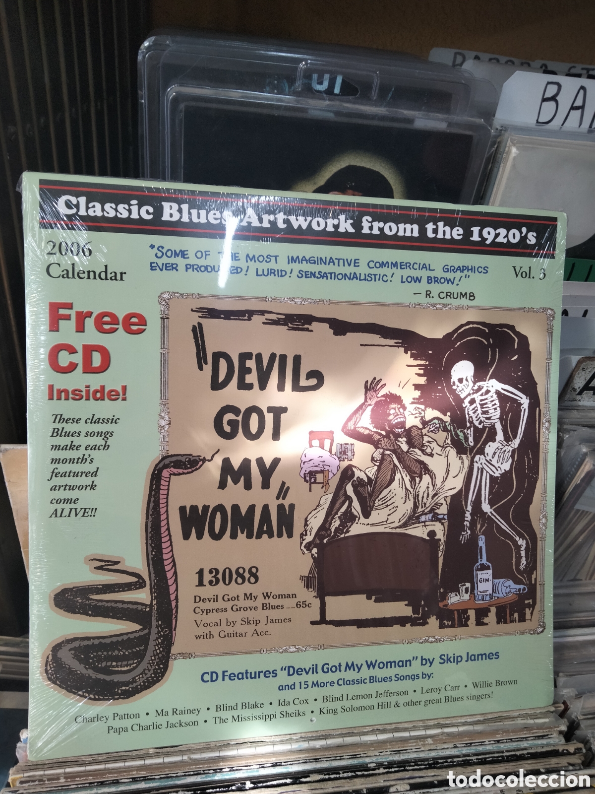 M&uacute;sica de cole&ccedil;&atilde;o: Calendario 2006 classic blues artwork from the 1920s incluye CD