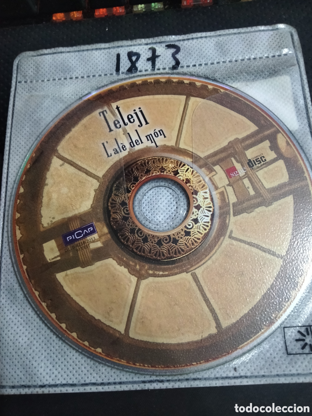 M&uacute;sica de cole&ccedil;&atilde;o: Cd teteji lale del mon -1873 (disco solo)