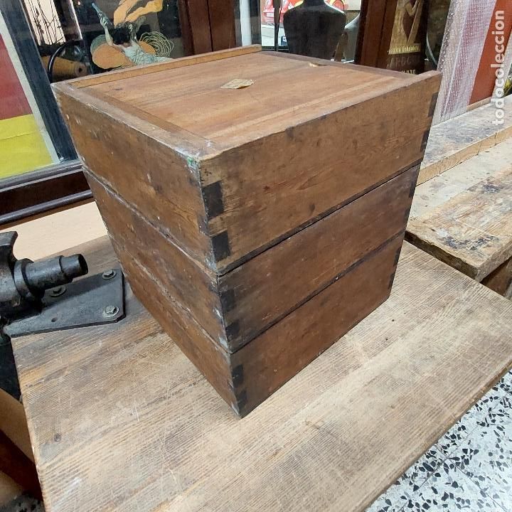 M&uacute;sica de colecci&oacute;n: 3 CAJAS PARA DISCOS DE PIZARRA. - Foto 3