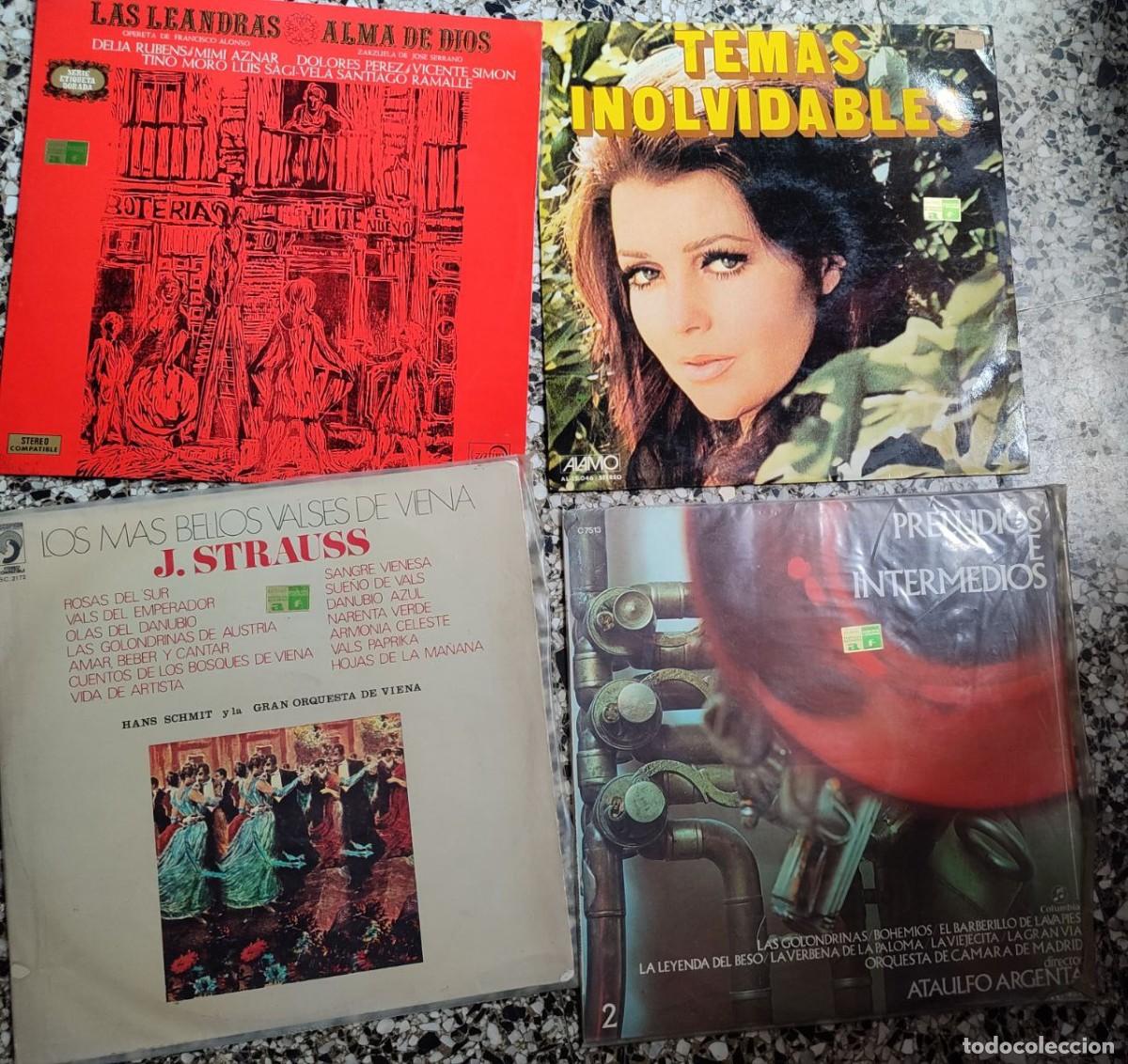 Collectible Music: Discos de Vinilo stereo m&uacute;sica M&uacute;sica Variada Zarzuela , Valses , Las Leandras u otros