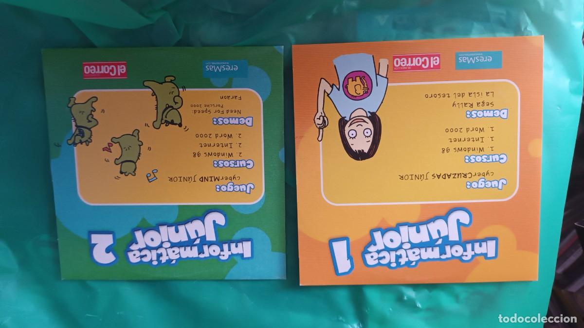 M&uacute;sica de colecci&oacute;n: CD ROM INFORMATICA JUNIOR 1 y 2 EL CORREO - Foto 1