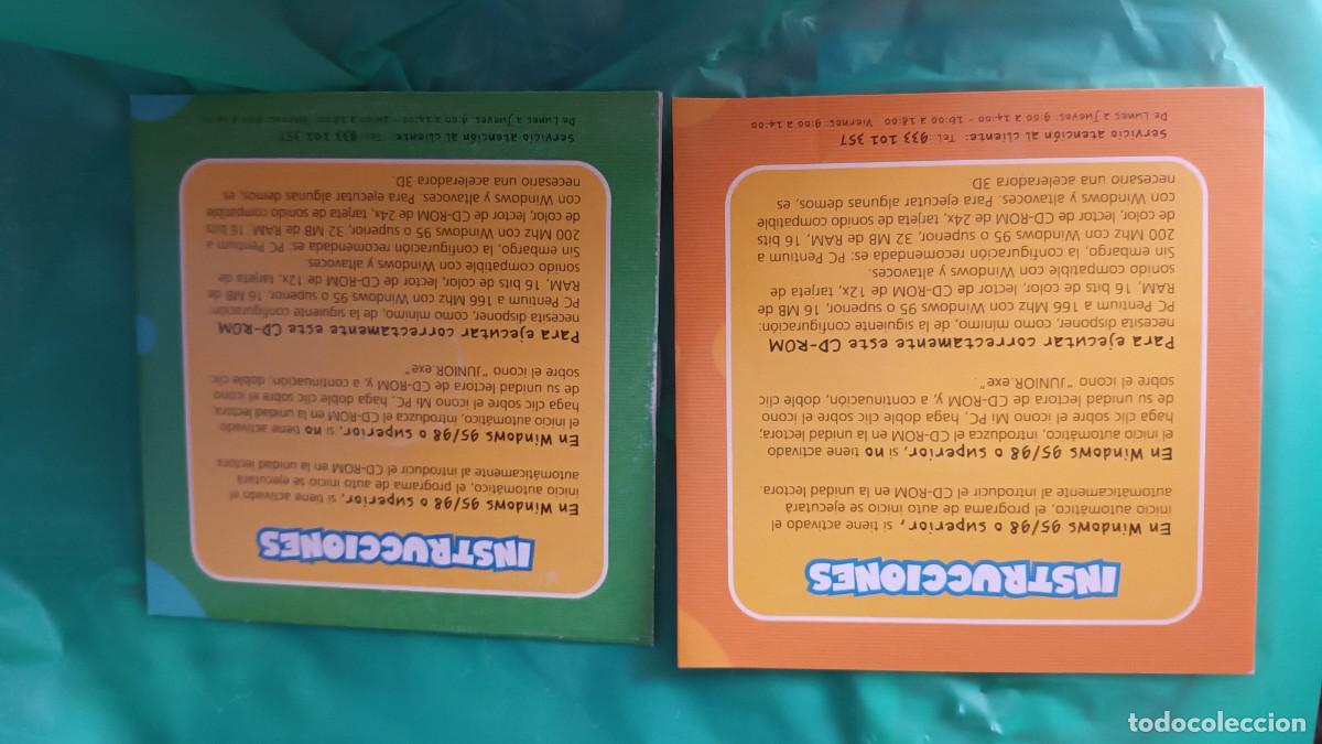 M&uacute;sica de colecci&oacute;n: CD ROM INFORMATICA JUNIOR 1 y 2 EL CORREO - Foto 2