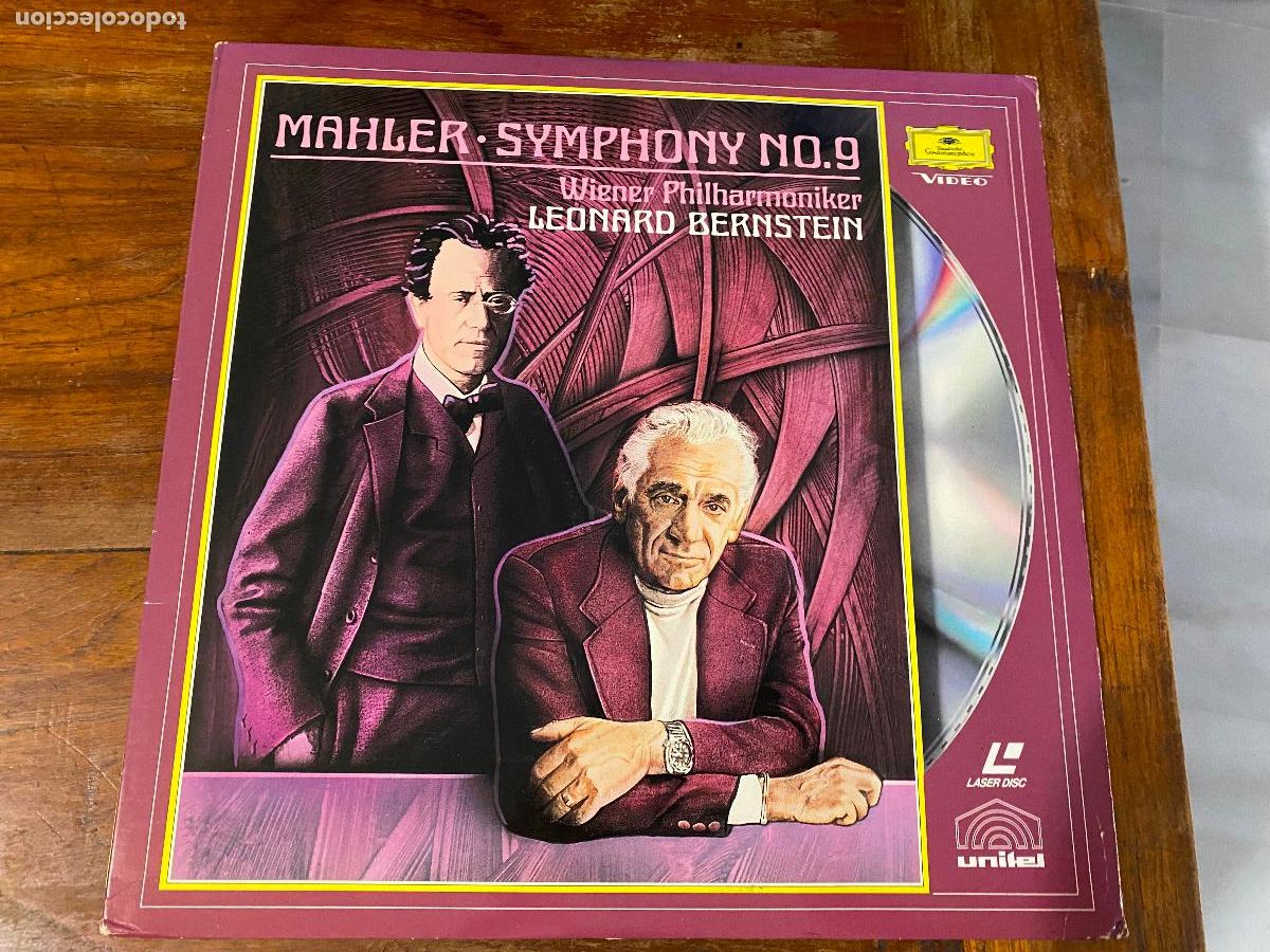 M&uacute;sica de cole&ccedil;&atilde;o: Mahler: Symphony 9: Wiener Philarmonic: Bernstein, laser disc