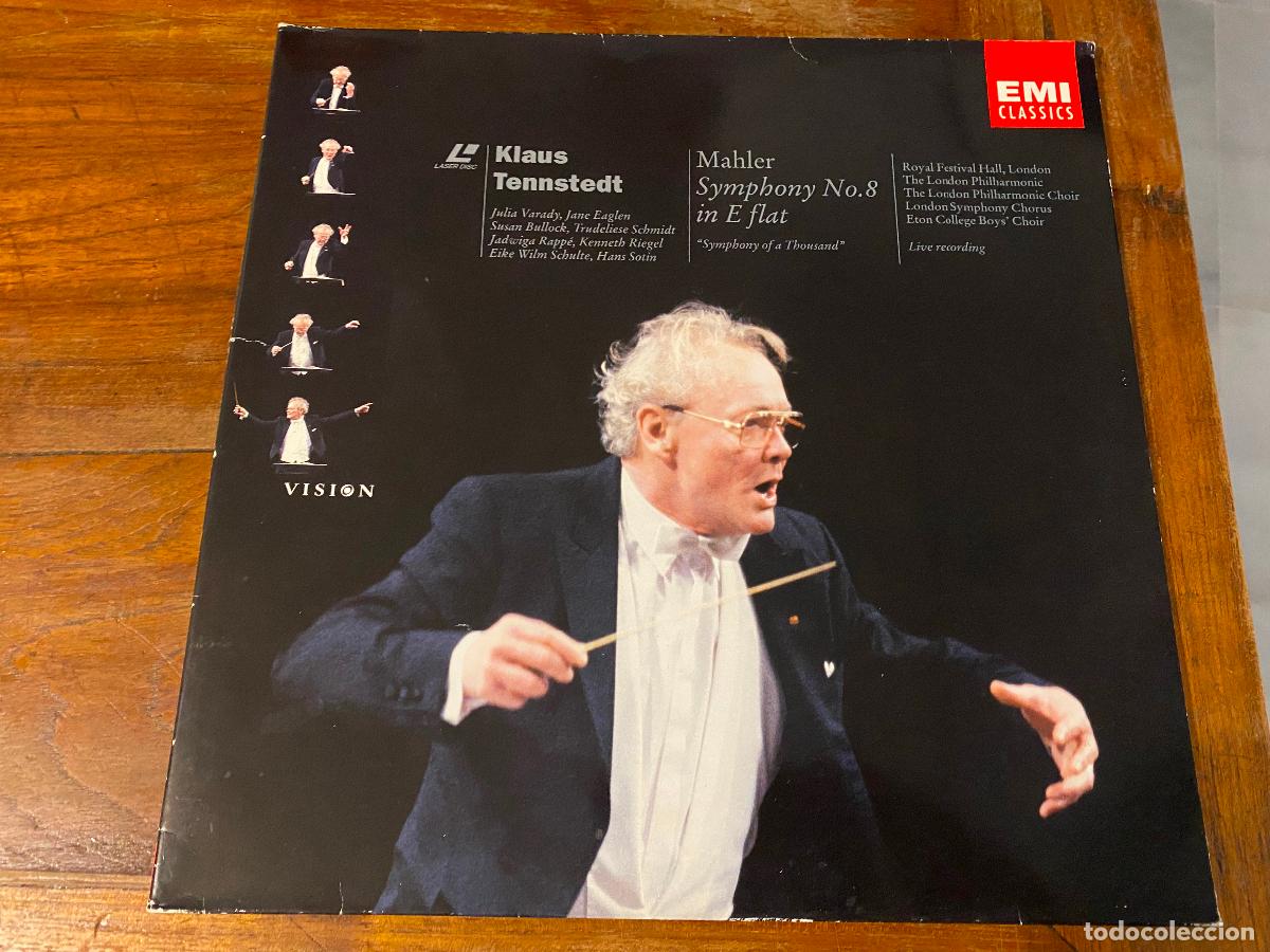 M&uacute;sica de cole&ccedil;&atilde;o: KLAUS TENNSTEDT, LASER DISC, MAHLER SYMPHONY N&ordm;8 IN E FLAT