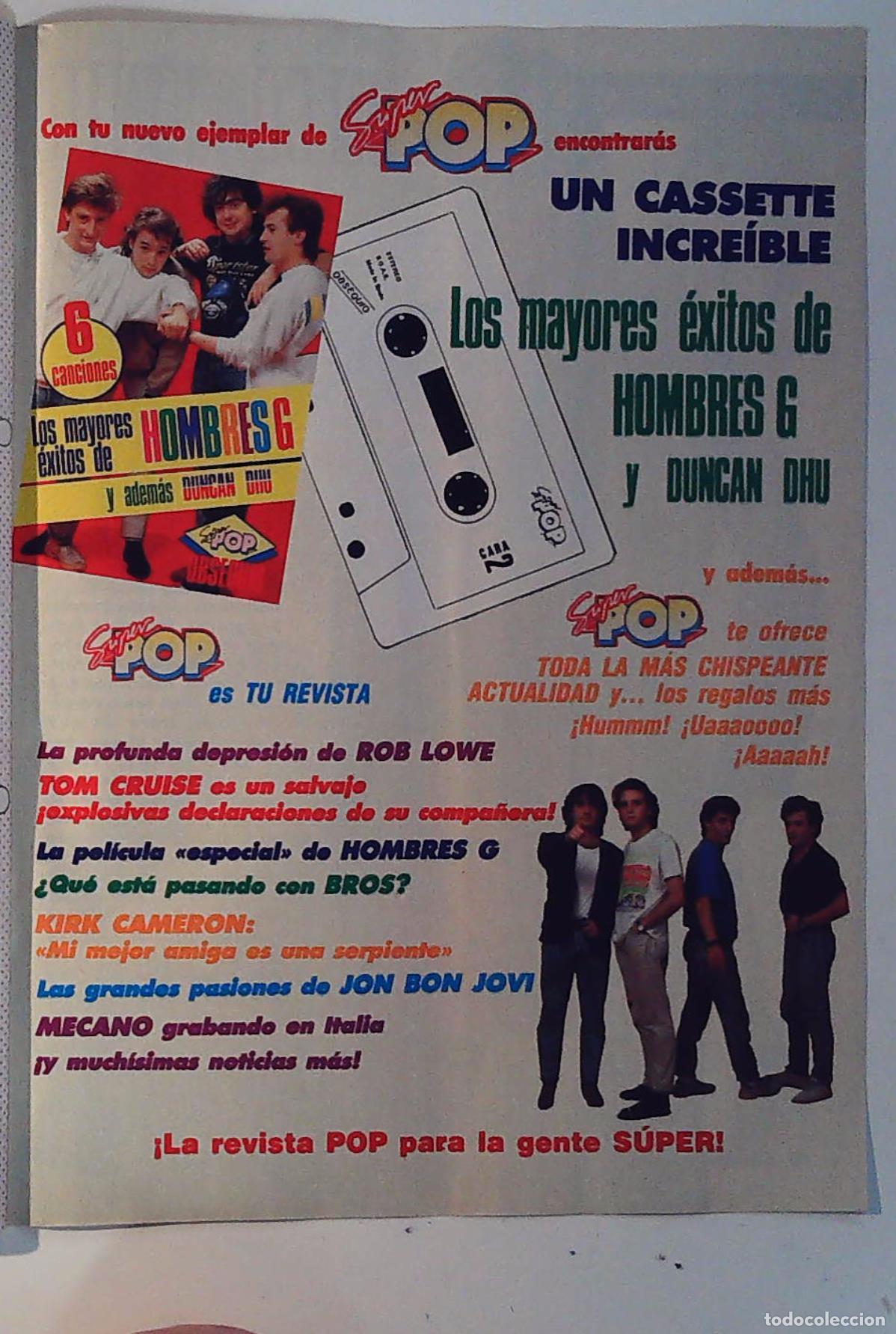 M&uacute;sica de colecci&oacute;n: HOMBRES G DAVID SUMMER super pop anuncio - Foto 1