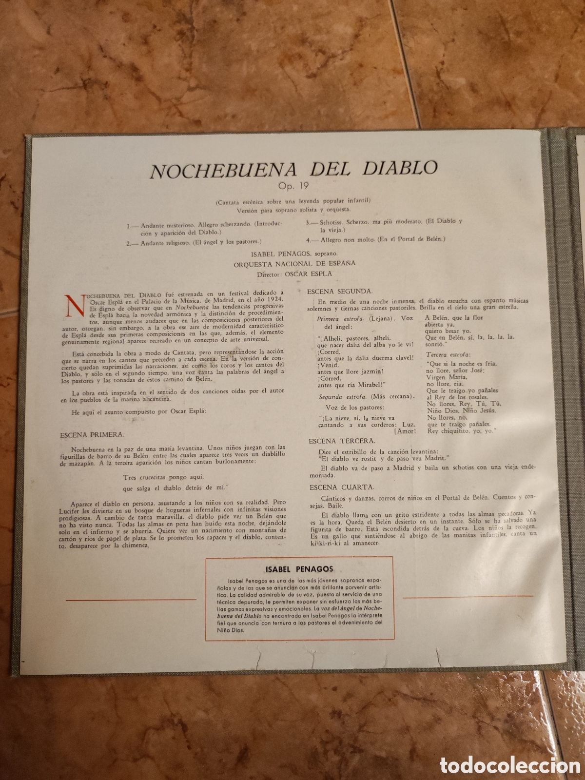 M&uacute;sica de colecci&oacute;n: Car&aacute;tula sin disco ,&Oacute;scar espla - Foto 3