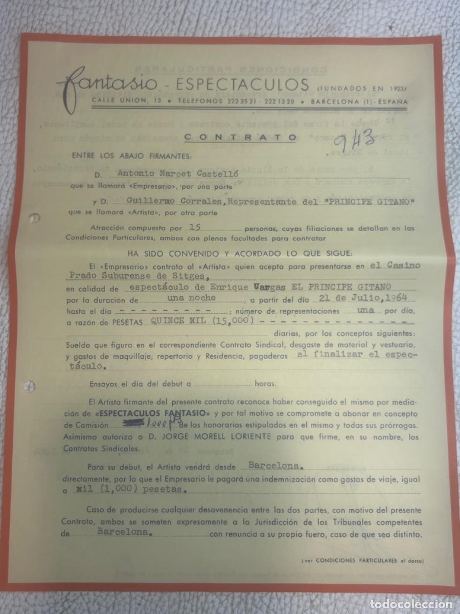 M&uacute;sica de colecci&oacute;n: DOS CONTRATOS DEL PR&Iacute;NCIPE GITANO 1964 - Foto 4