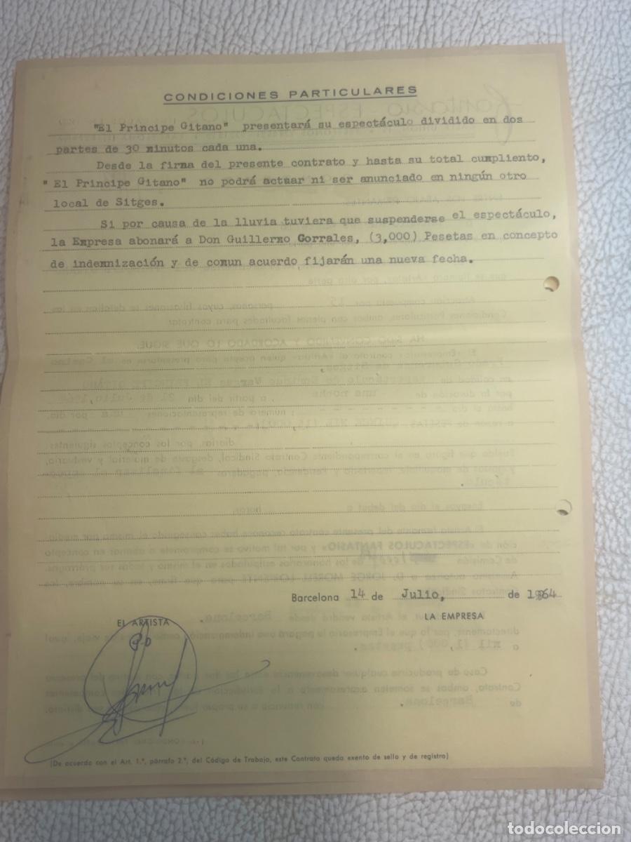M&uacute;sica de colecci&oacute;n: DOS CONTRATOS DEL PR&Iacute;NCIPE GITANO 1964 - Foto 5