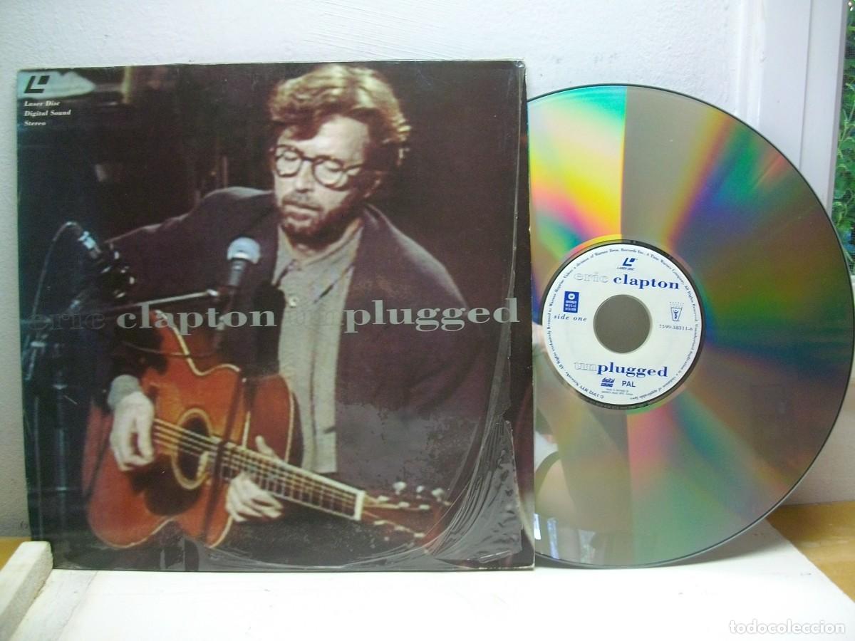M&uacute;sica de colecci&oacute;n: Eric Clapton Unplugged US Laserdisc 1992 - Foto 1