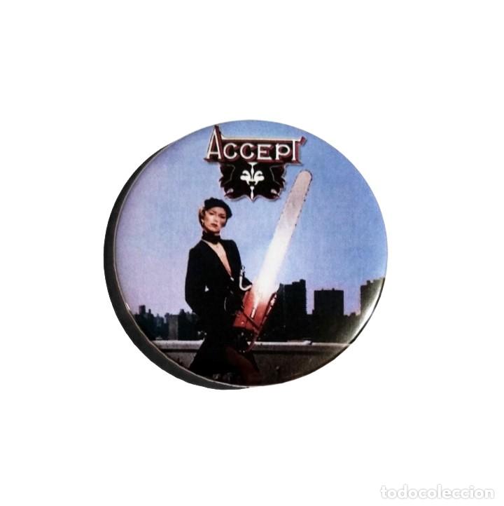 M&uacute;sica de colecci&oacute;n: ACCEPT - ACCEPT IM&Aacute;N NEVERA 59MM - HEAVY METAL - Foto 1