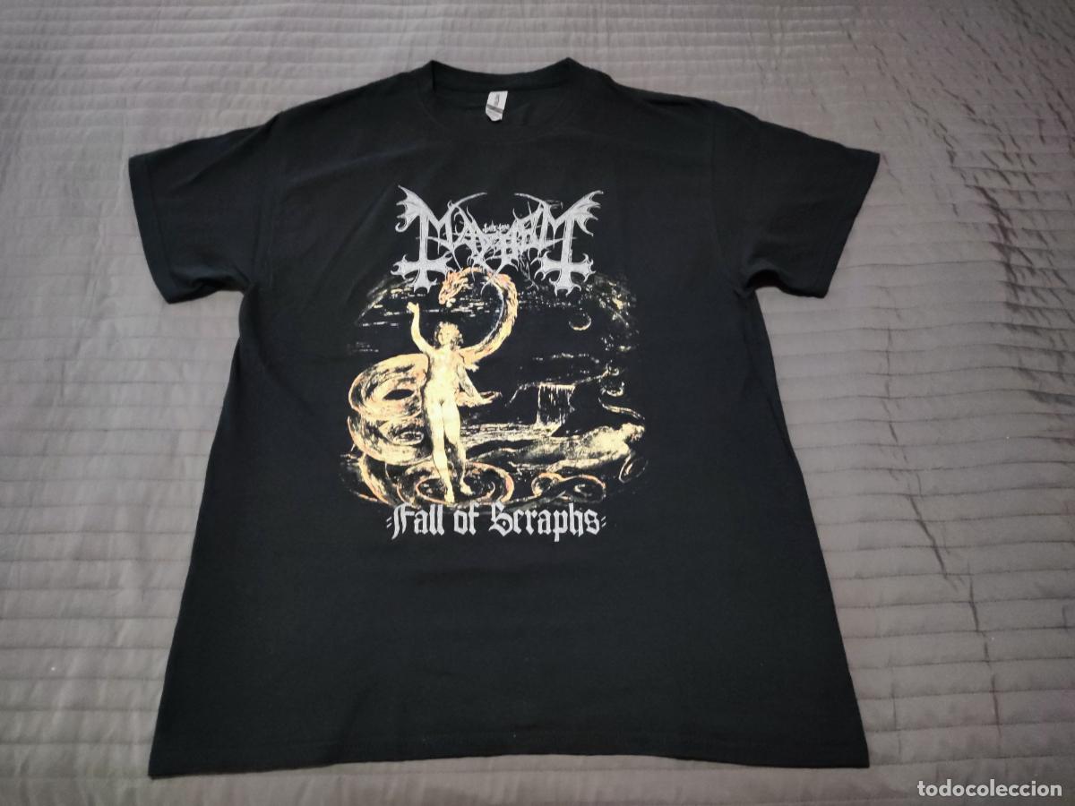 M&uacute;sica de cole&ccedil;&atilde;o: MAYHEM - FALL OF SERAPHS - CAMISETA TALLA L