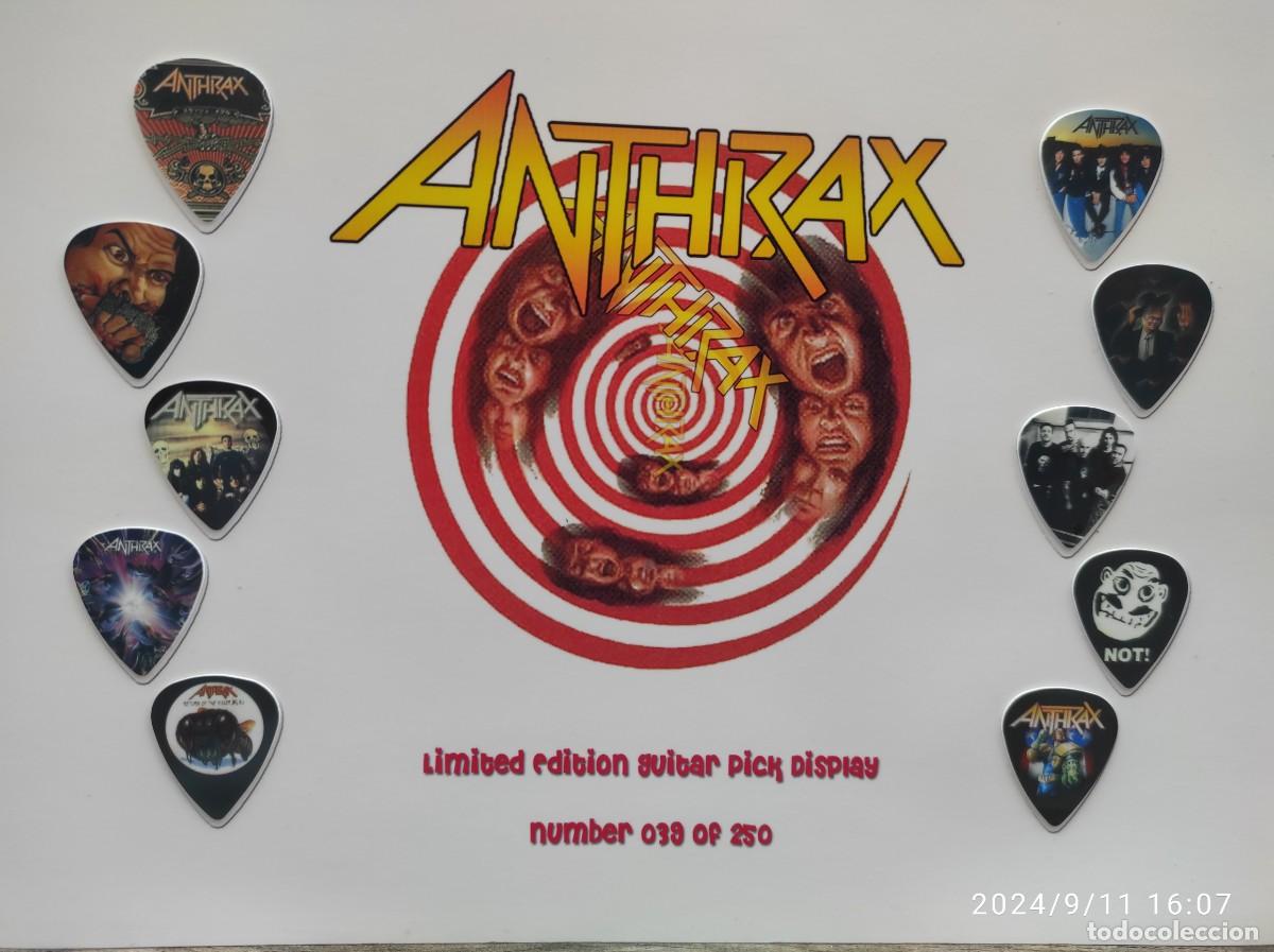 M&uacute;sica de colecci&oacute;n: ANTHRAX. COLECCI&Oacute;N DE 10 P&Uacute;AS DE GUITARRA. - Foto 1