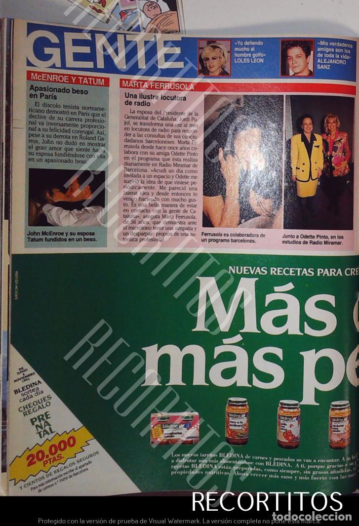 M&uacute;sica de colecci&oacute;n: ALEJANDOR SANZ LOLES LEON ODETTE PINTO JOHN MCENROE TATUM ONEAL