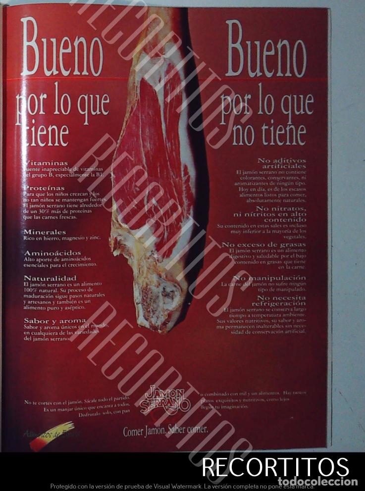 M&uacute;sica de colecci&oacute;n: JAMON SERRANO ANUNCIO PUBLICIDAD - Foto 1