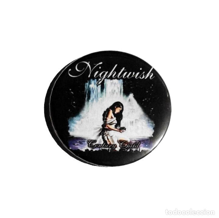 Collectible Music: NIGHTWISH - CENTURY CHILD CHAPA 59MM (CON IMPERDIBLE) - SYMPHONIC METAL HEAVY METAL POWER METAL