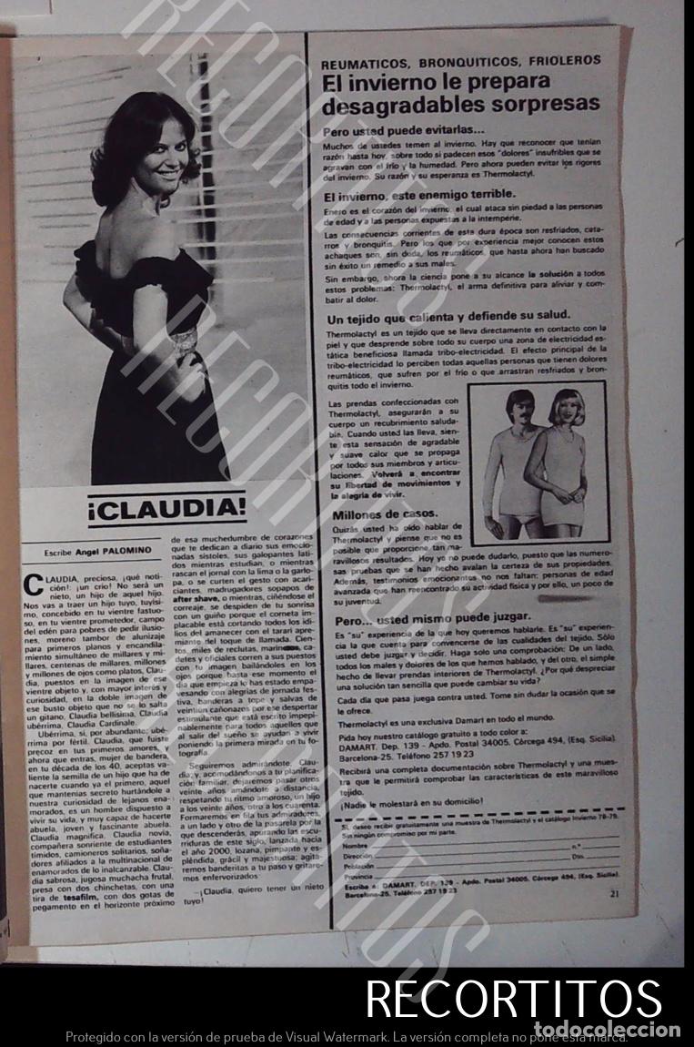 M&uacute;sica de colecci&oacute;n: CC claudia cardinale CLAUDIA - Foto 1