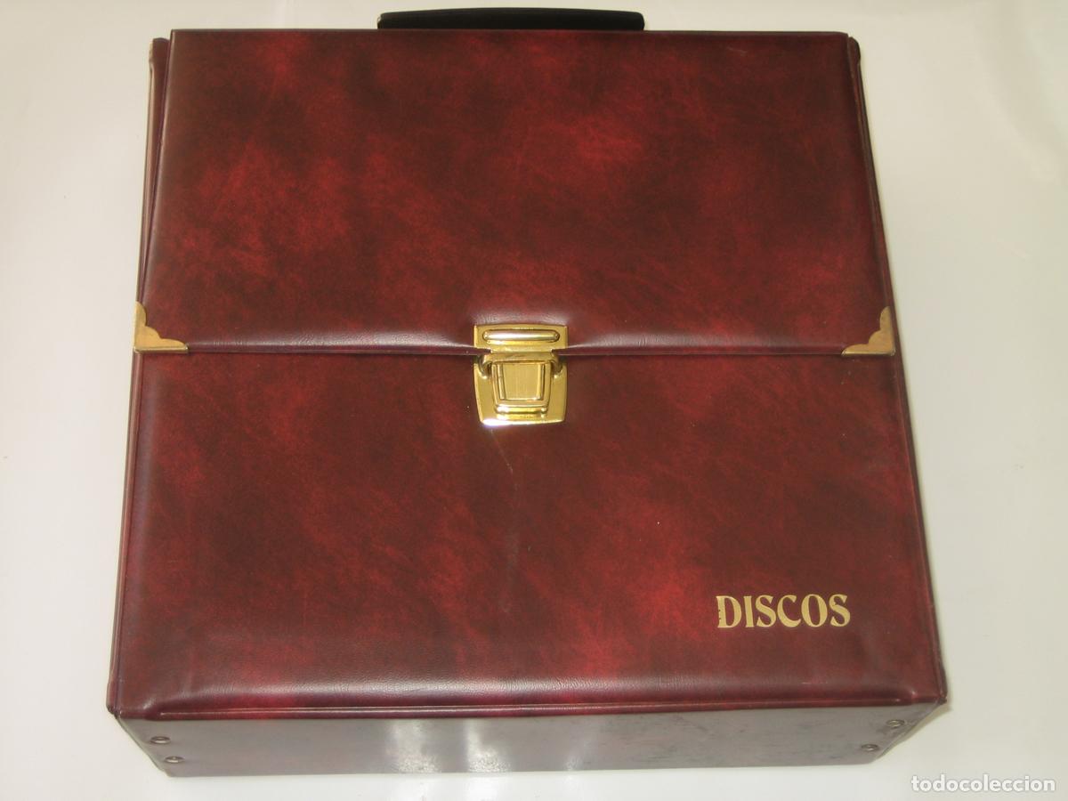 M&uacute;sica de colecci&oacute;n: DISCOFERTA - MALETIN PARA DISCOS DE VINILO LPS - CABEN 30 APROX. - Foto 1