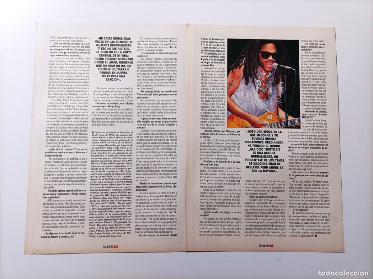M&uacute;sica de colecci&oacute;n: LENNY KRAVITZ REPORTAJE REVISTA - Foto 2