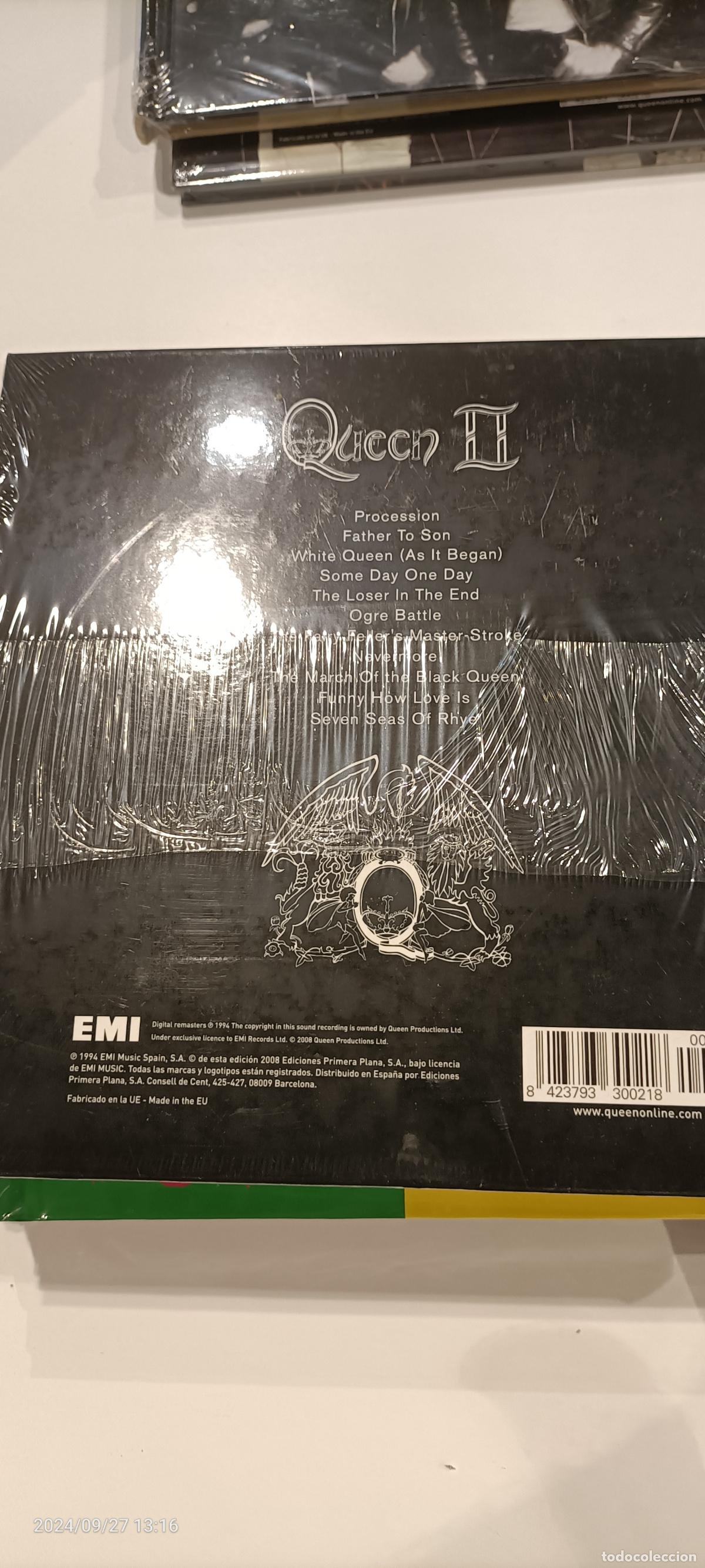 M&uacute;sica de colecci&oacute;n: queen queen ii cd y libro - Foto 2