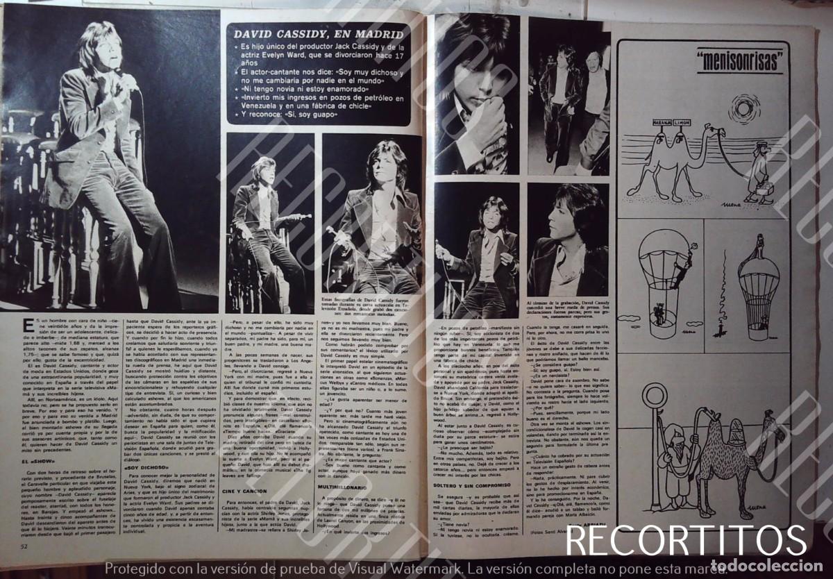 M&uacute;sica de colecci&oacute;n: DAVID CASSIDY EN ESPA&Ntilde;A 1973 - Foto 3
