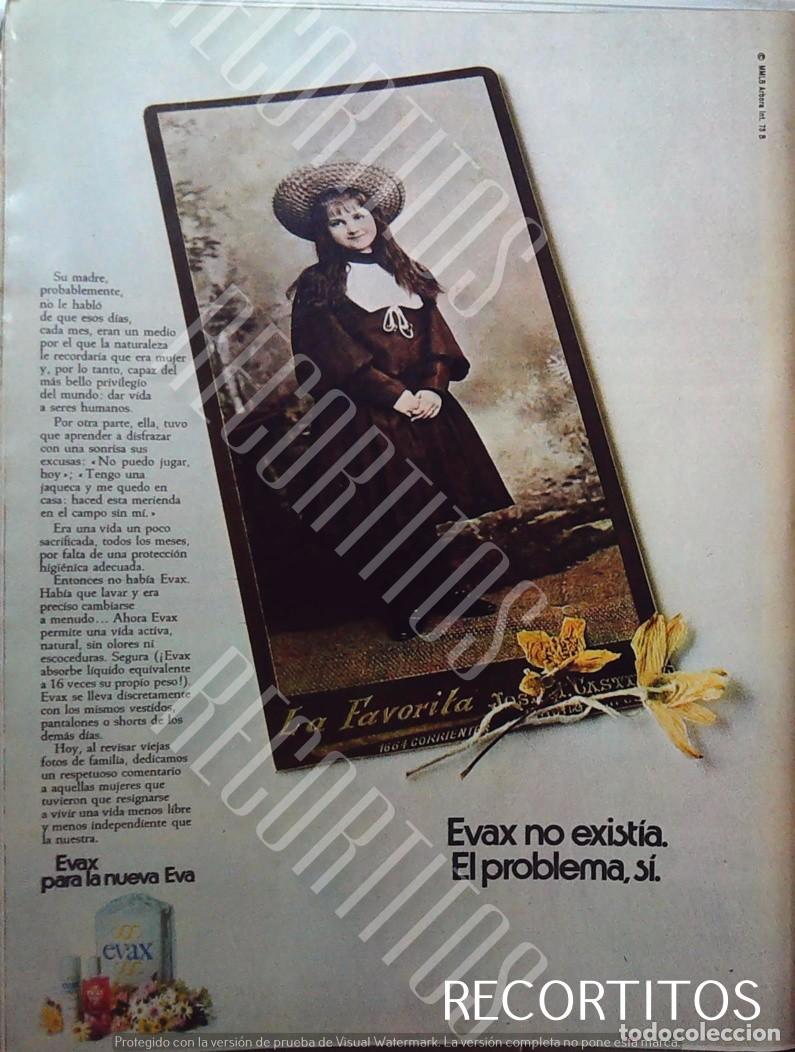 M&uacute;sica de colecci&oacute;n: EVAX COMPRESAS ANUNCIO PUBLICIDAD - Foto 1
