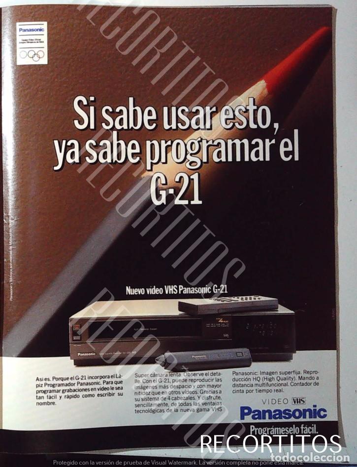 M&uacute;sica de colecci&oacute;n: panasonic anuncio publicidad vhs - Foto 1