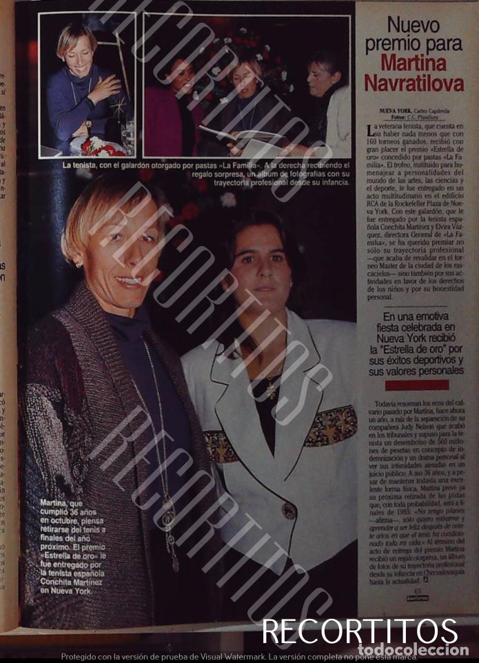 M&uacute;sica de colecci&oacute;n: MARTINA NAVRATILOVA PREMIO - Foto 1