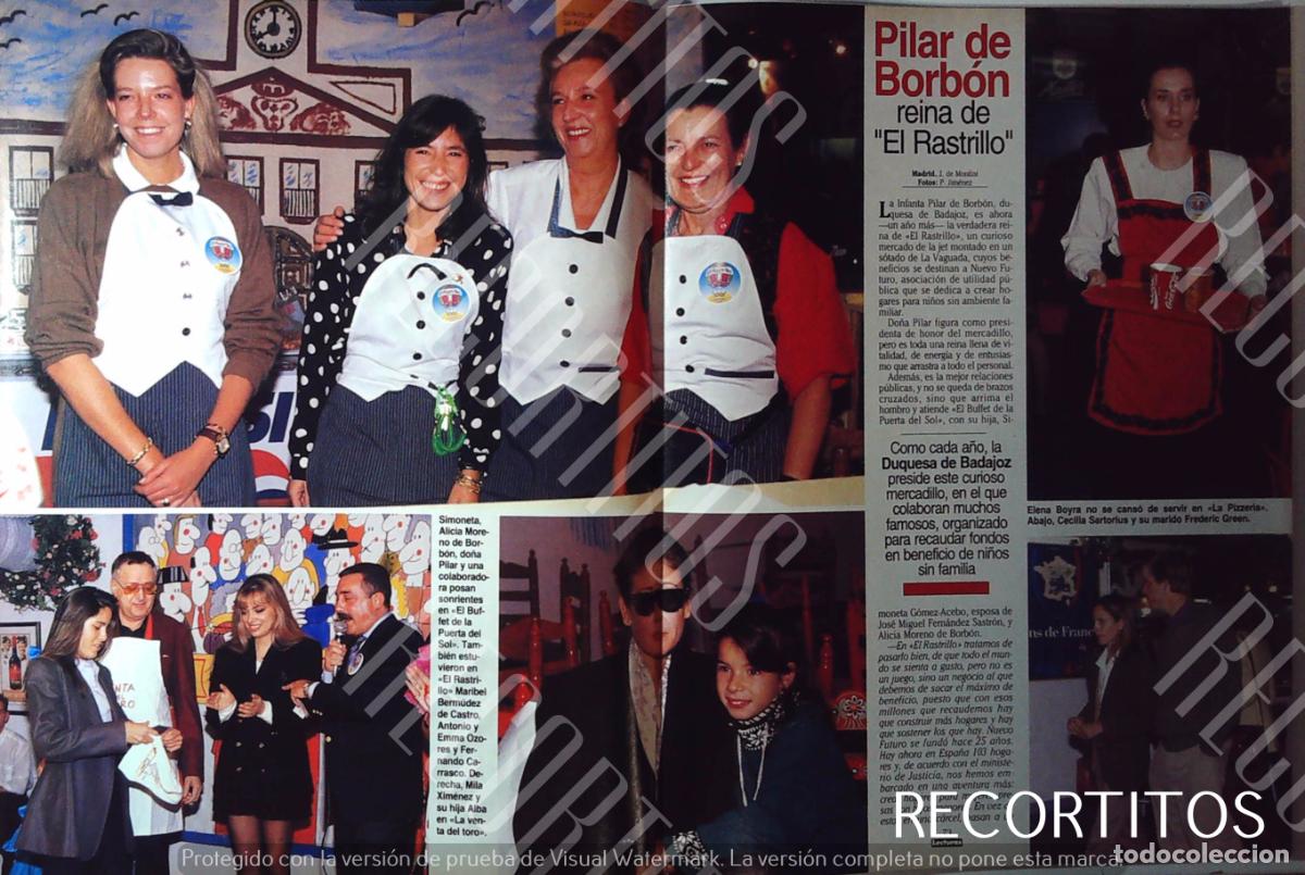 Musiksammlung: PILAR DE BORBON EL RASTRILLO DUQUESA DE BADAJOZ PACO VALLADARES MARIA TERESA CAMPOS