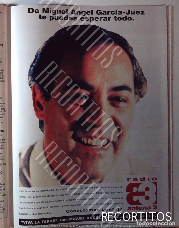 Musiksammlung: RADIO ANTENA 3 ANGEL GARCIA JUEZ ANUNCIO PUBLICIDAD