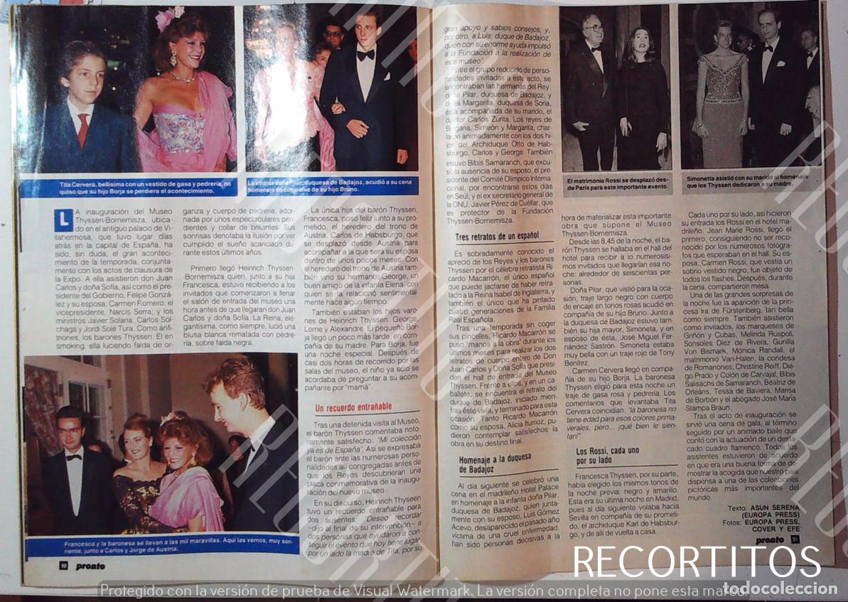 M&uacute;sica de cole&ccedil;&atilde;o: TITA CERVERA CARMEN THYSSEN MISS ESPA&Ntilde;A BORJA