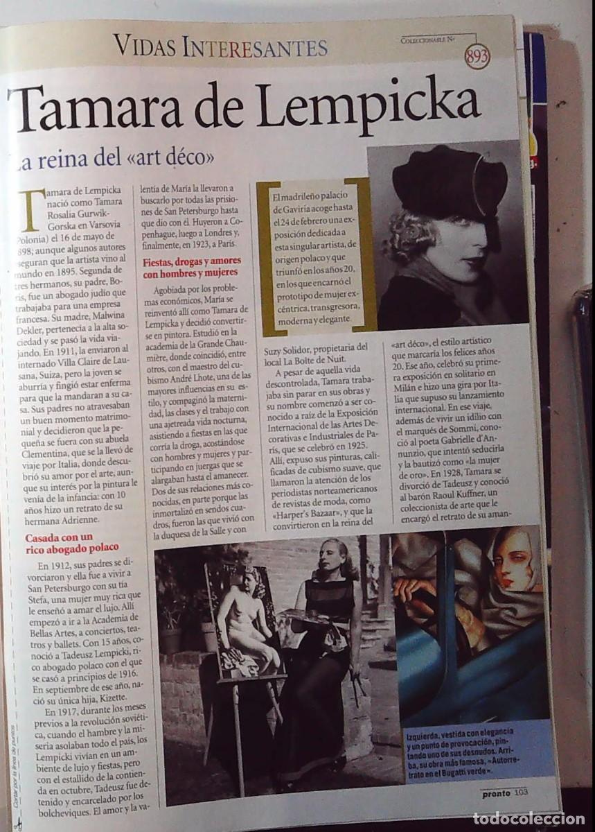 M&uacute;sica de colecci&oacute;n: tamara lempicka artista - Foto 1