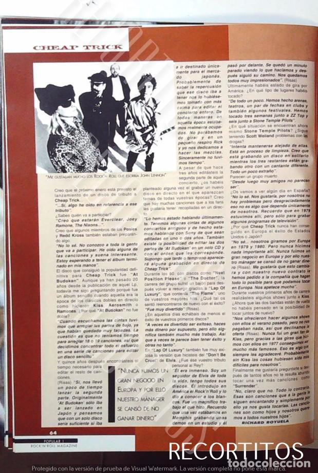 M&uacute;sica de colecci&oacute;n: cheap trick the kiss - Foto 2